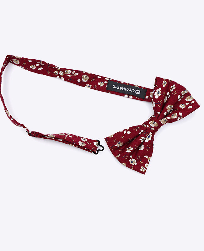 Papillon Liberty Rosso n°1 Uomo in Cotone | Gaspard - Unipap's