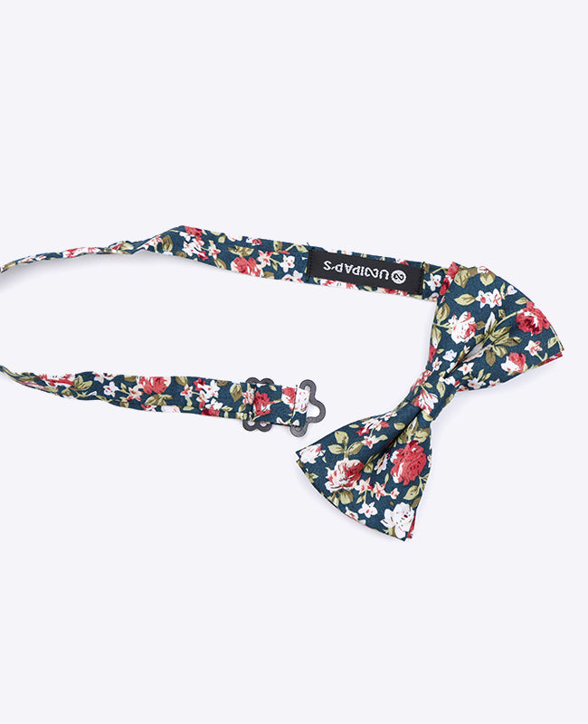 Papillon Liberty Verde n°1 Uomo in Cotone | Charles - Unipap's