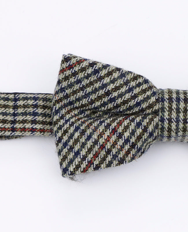 Papillon Tartan Grigio n°9 Uomo in Lana | Nobert - Unipap's