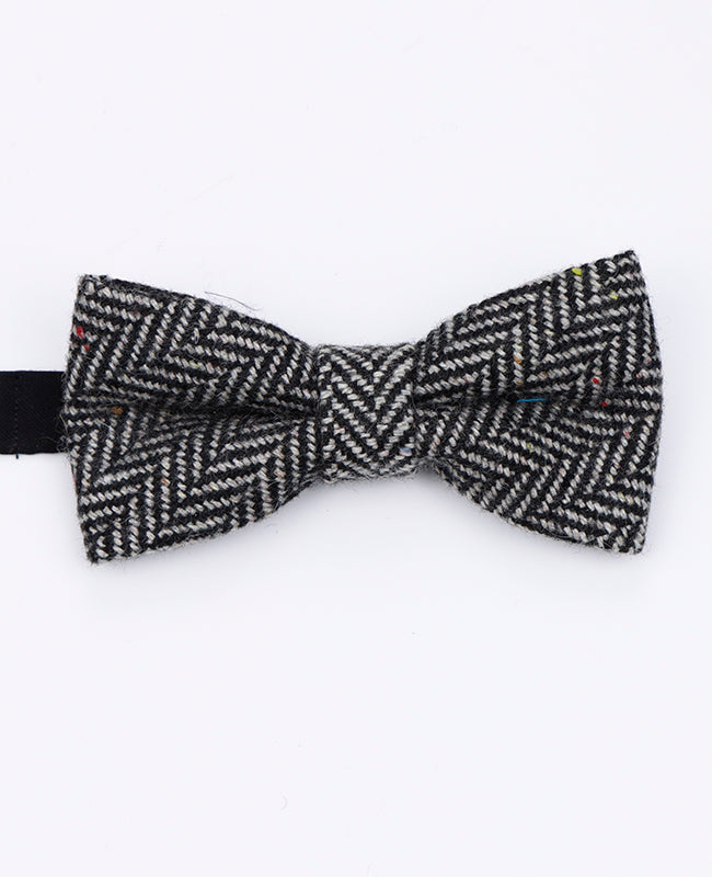 Papillon Tartan Grigio n°1 Uomo in Lana | Norbert - Unipap's