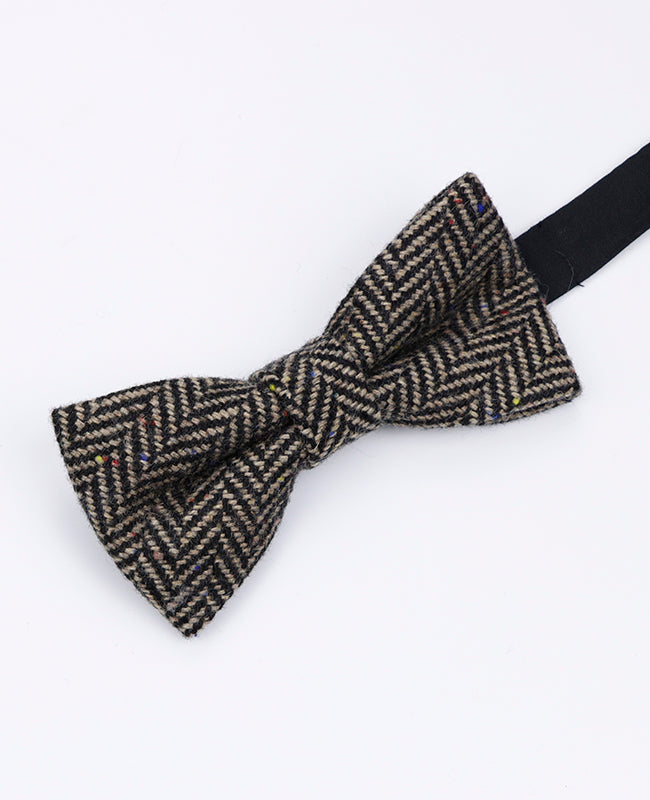 Papillon Tartan Grigio n°2 Uomo in Lana | Norbert - Unipap's