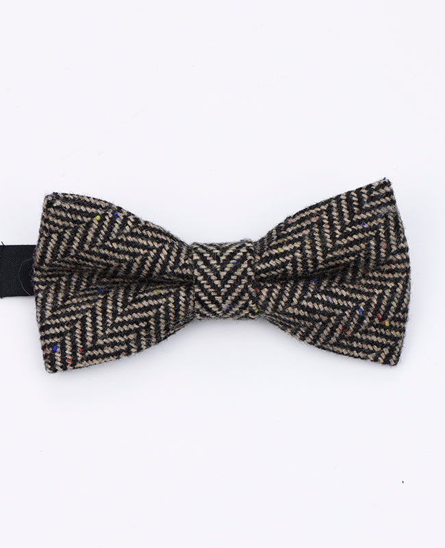 Papillon Tartan Grigio n°2 Uomo in Lana | Norbert - Unipap's