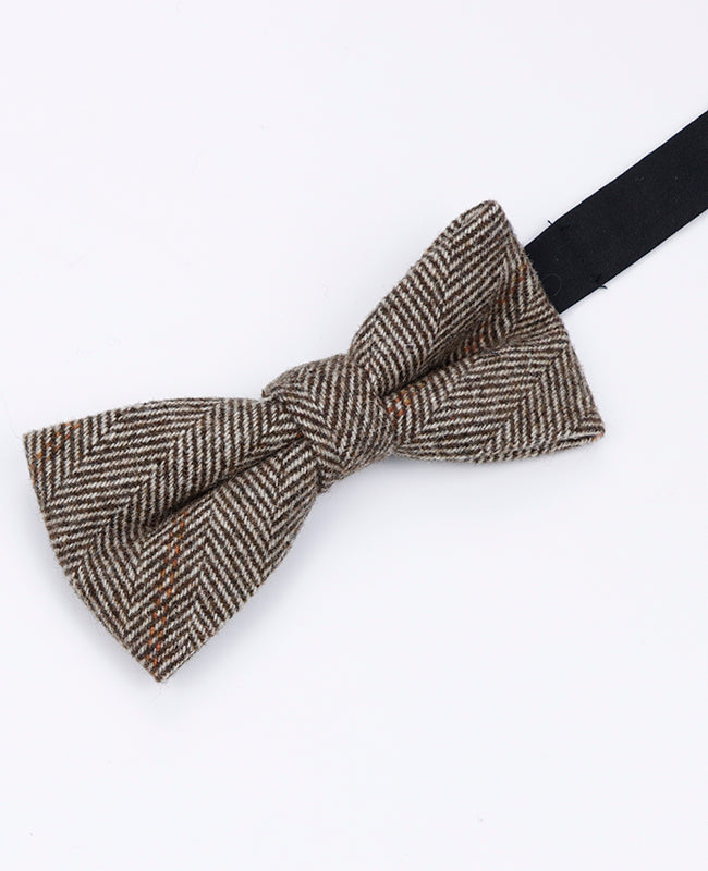 Papillon Tartan Grigio n°3 Uomo in Lana | Norbert - Unipap's