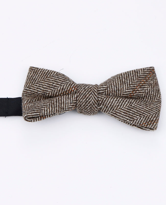 Papillon Tartan Grigio n°3 Uomo in Lana | Norbert - Unipap's