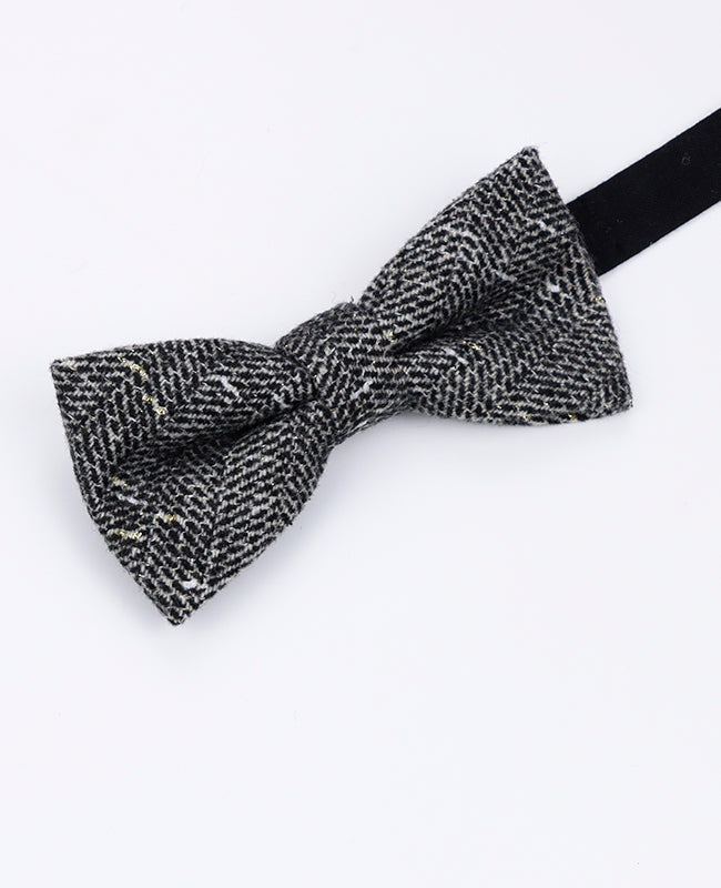 Papillon Tartan Grigio n°8 Uomo in Lana | Norbert - Unipap's
