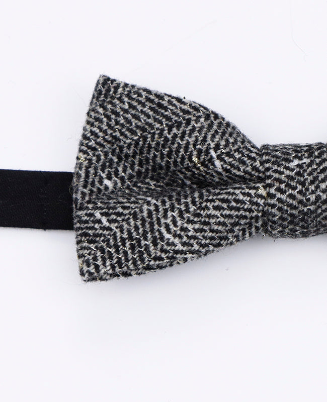 Papillon Tartan Grigio n°8 Uomo in Lana | Norbert - Unipap's