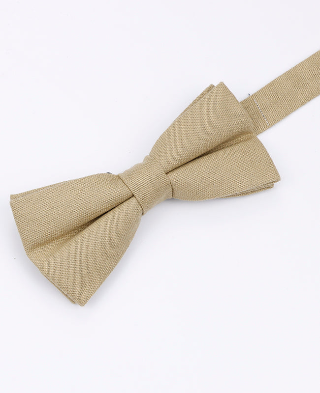 Papillon Beige n°1 Uomo in Lino | Basile - Unipap's