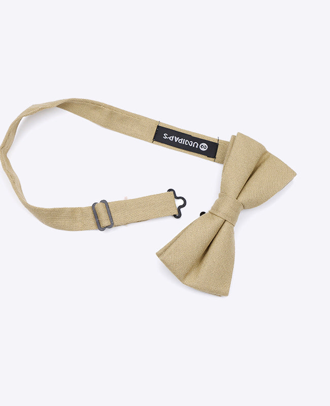 Papillon Beige n°1 Uomo in Lino | Basile - Unipap's
