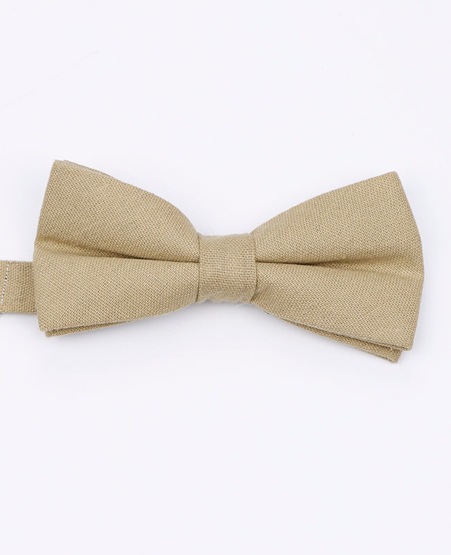 Papillon Beige n°1 Uomo in Lino | Basile - Unipap's