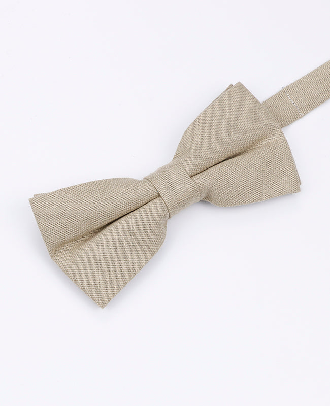 Papillon Beige n°2 Uomo in Lino | Basile - Unipap's