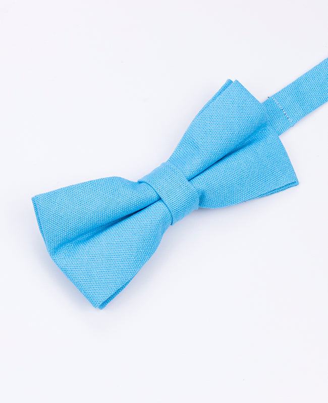 Papillon Blu n°2 Uomo in Lino | Basile - Unipap's