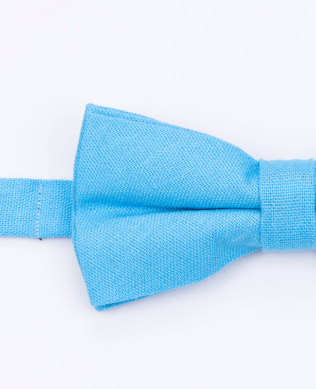 Papillon Blu n°2 Uomo in Lino | Basile - Unipap's