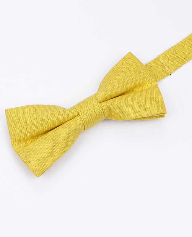 Papillon Giallo n°1 Uomo in Lino | Basile - Unipap's