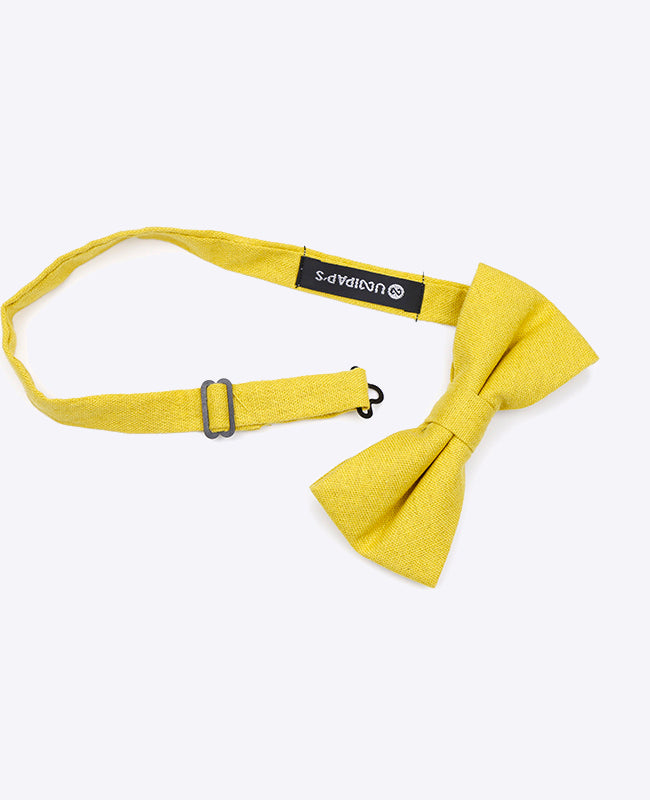 Papillon Giallo n°1 Uomo in Lino | Basile - Unipap's