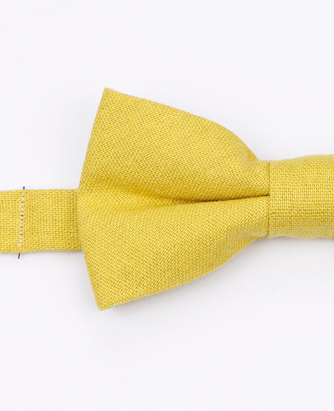Papillon Giallo n°1 Uomo in Lino | Basile - Unipap's