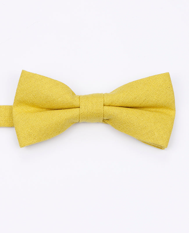 Papillon Giallo n°1 Uomo in Lino | Basile - Unipap's