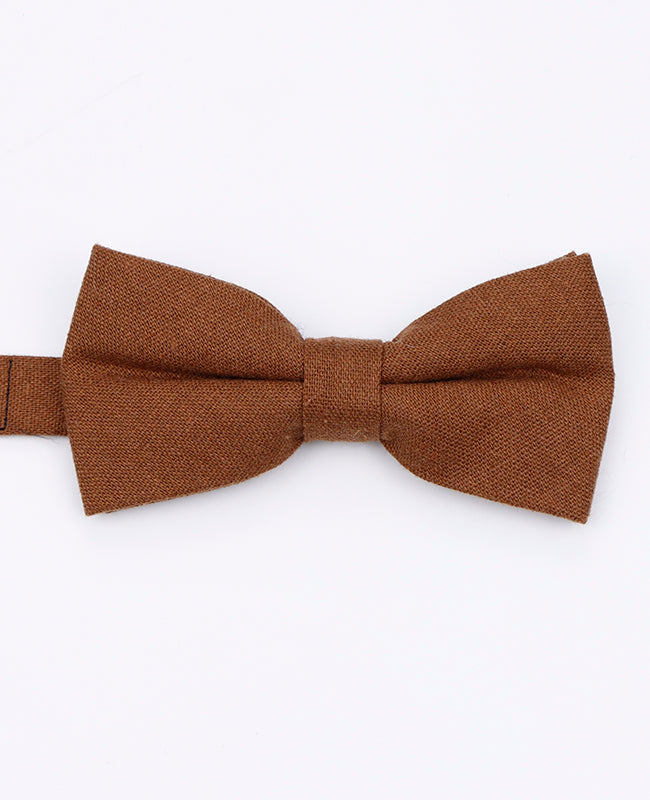 Papillon Marrone n°1 Uomo in Lino | Basile - Unipap's