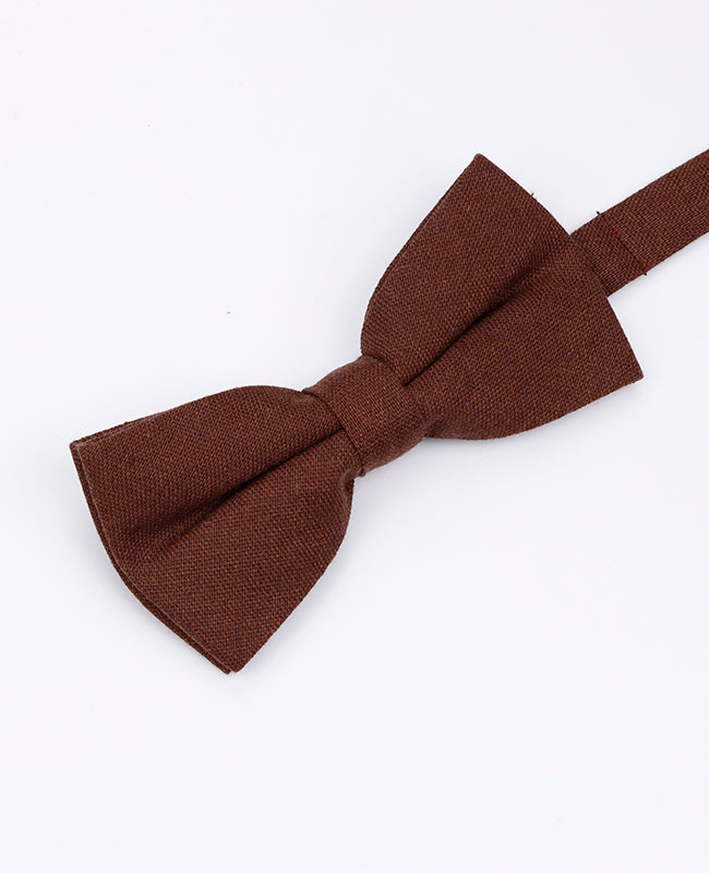 Papillon Marrone n°2 Uomo in Lino | Basile - Unipap's