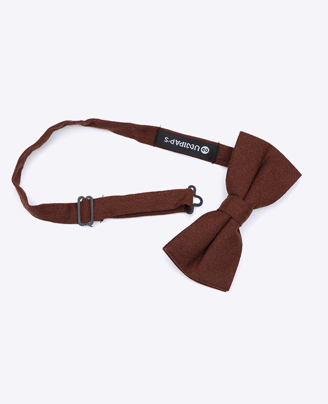 Papillon Marrone n°2 Uomo in Lino | Basile - Unipap's