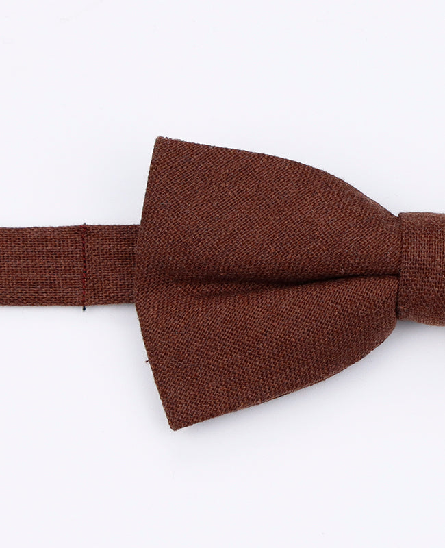 Papillon Marrone n°2 Uomo in Lino | Basile - Unipap's