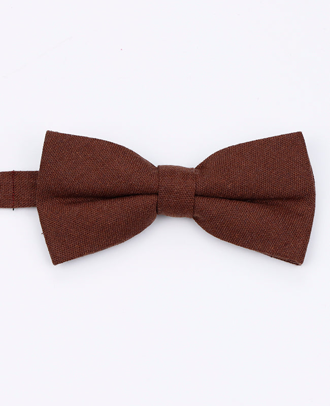 Papillon Marrone n°2 Uomo in Lino | Basile - Unipap's