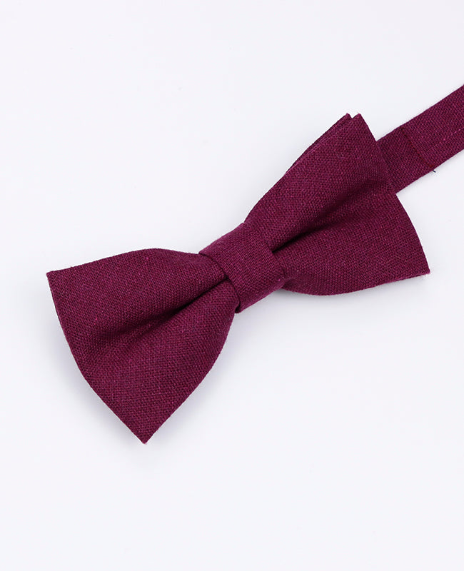 Papillon Rosso n°1 Uomo in Lino | Basile - Unipap's