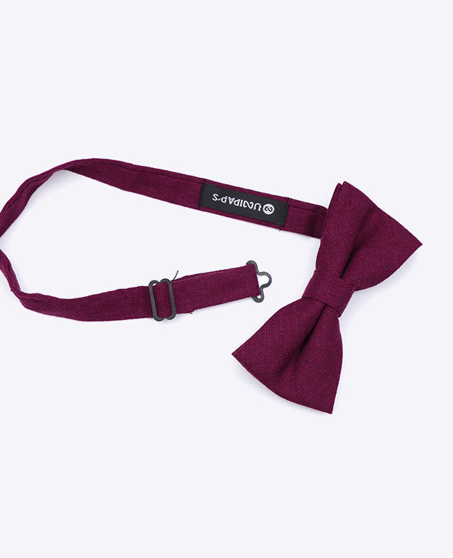 Papillon Rosso n°1 Uomo in Lino | Basile - Unipap's