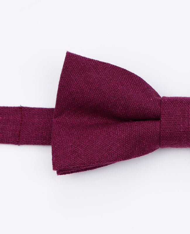 Papillon Rosso n°1 Uomo in Lino | Basile - Unipap's