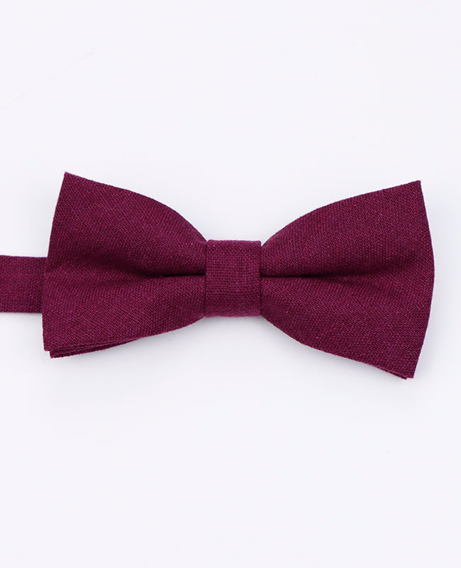 Papillon Rosso n°1 Uomo in Lino | Basile - Unipap's