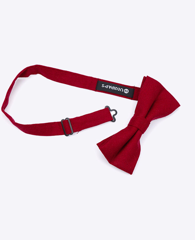 Papillon Rosso n°2 Uomo in Lino | Basile - Unipap's