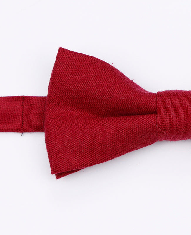 Papillon Rosso n°2 Uomo in Lino | Basile - Unipap's