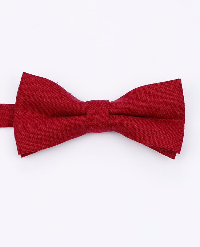 Papillon Rosso n°2 Uomo in Lino | Basile - Unipap's