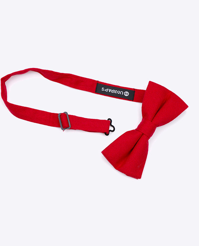Papillon Rosso n°3 Uomo in Lino | Basile - Unipap's