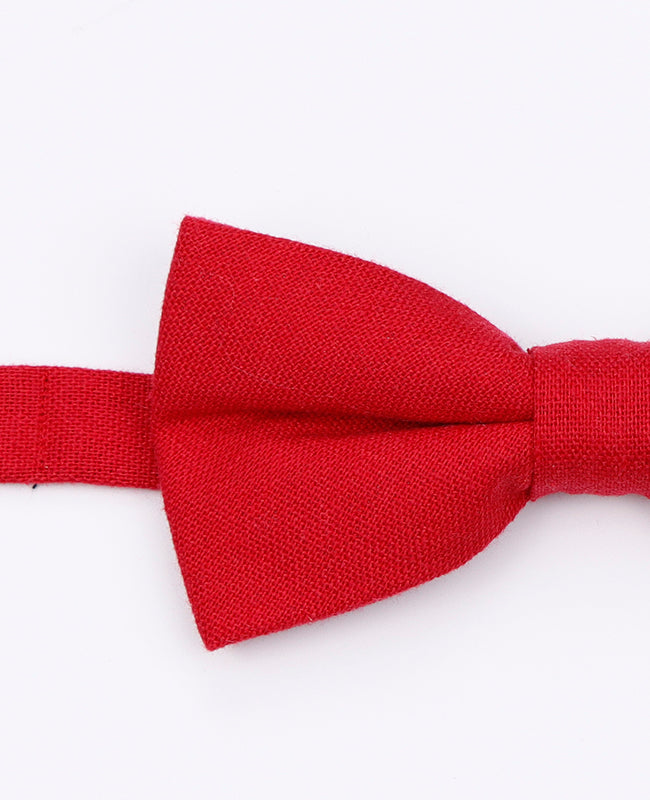 Papillon Rosso n°3 Uomo in Lino | Basile - Unipap's
