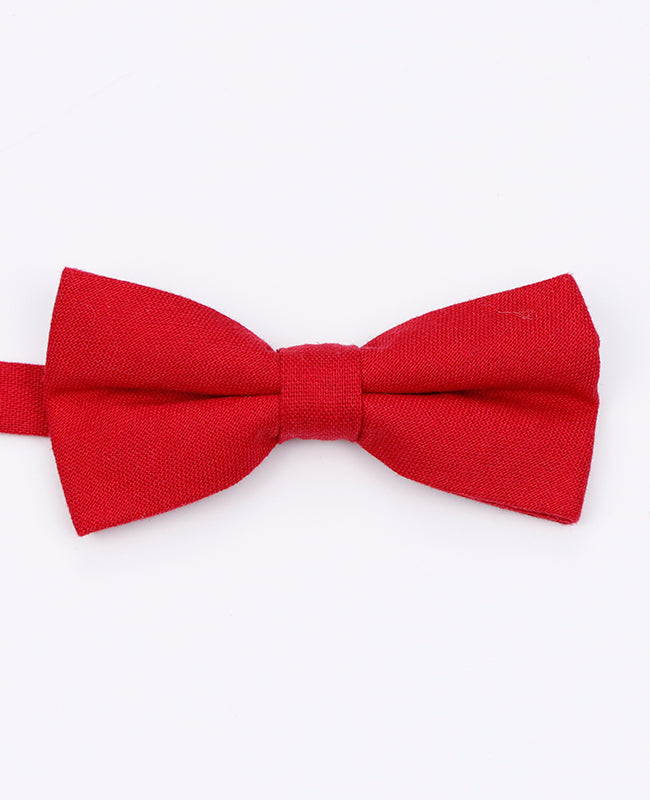 Papillon Rosso n°3 Uomo in Lino | Basile - Unipap's