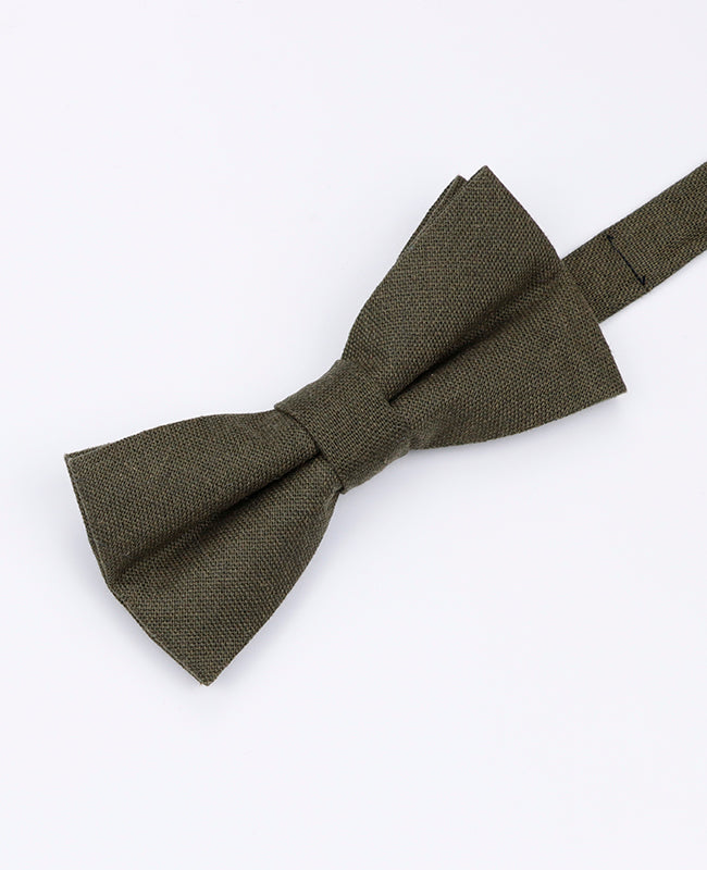 Papillon Verde n°1 Uomo in Lino | Basile - Unipap's