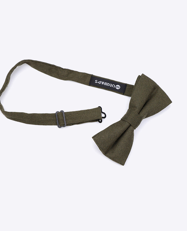 Papillon Verde n°1 Uomo in Lino | Basile - Unipap's