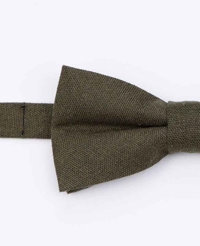 Papillon Verde n°1 Uomo in Lino | Basile - Unipap's