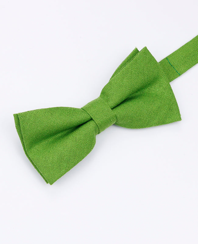 Papillon Verde n°4 Uomo in Lino | Basile - Unipap's
