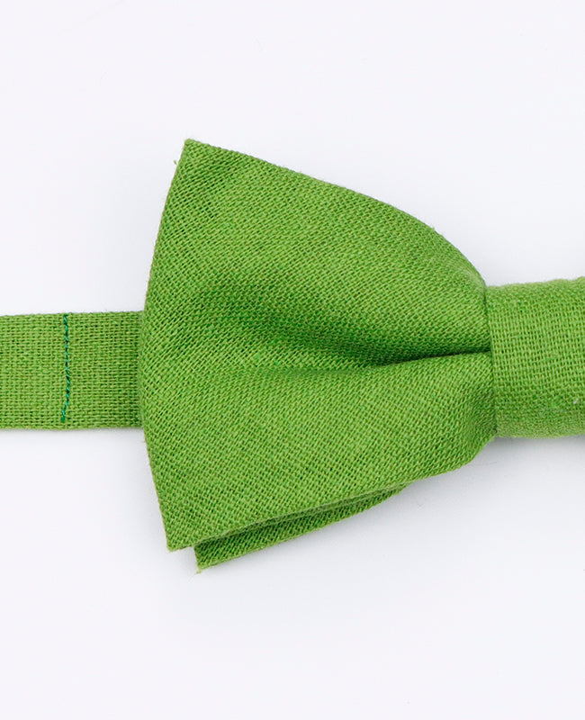 Papillon Verde n°4 Uomo in Lino | Basile - Unipap's