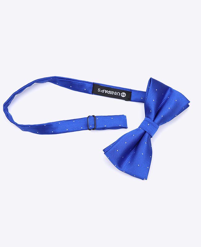 Papillon Blu n°2 A Pois Uomo in Poliestere | Georges - Unipap's