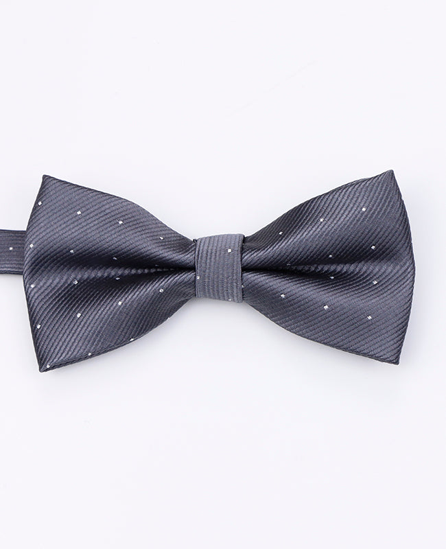 Papillon Grigio n°1 A Pois Uomo in Poliestere | Georges - Unipap's