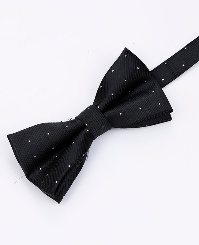 Papillon Nero A Pois Uomo in Poliestere | Georges - Unipap's