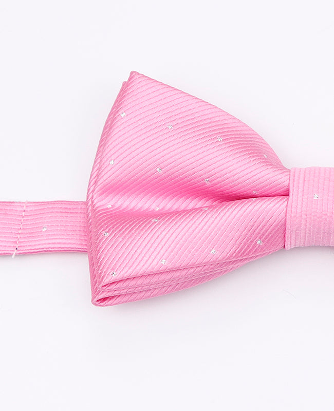 Papillon Rosa A Pois Uomo in Poliestere | Georges - Unipap's