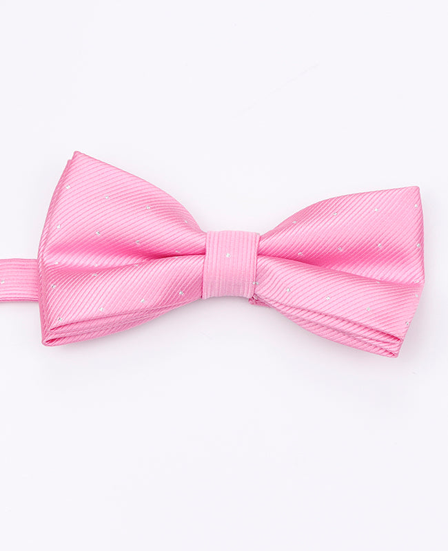 Papillon Rosa A Pois Uomo in Poliestere | Georges - Unipap's