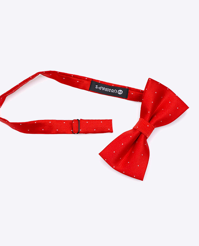 Papillon Rosso n°2 A Pois Uomo in Poliestere | Georges - Unipap's