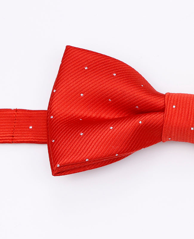 Papillon Rosso n°2 A Pois Uomo in Poliestere | Georges - Unipap's