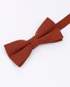 Papillon Terracotta Uomo in Cotone «Edgard»