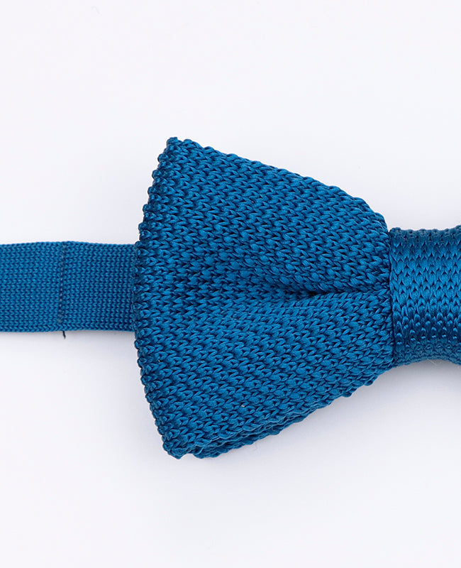 Noeud Papillon Bleu n°4 Homme en Tricot «Léon»