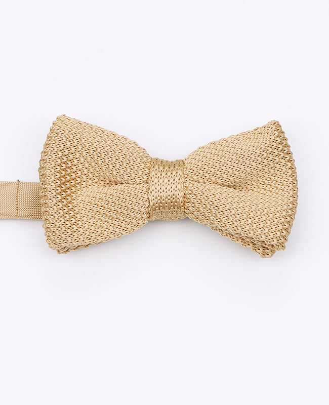 Noeud Papillon Doré Homme en Tricot «Léon»